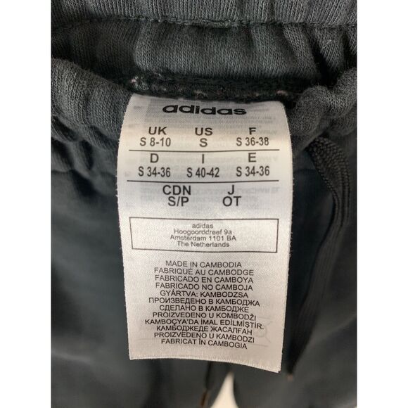 Adidas Mens Black Jogger Pants Size S Cotton/Polyester - Picture 5 of 6